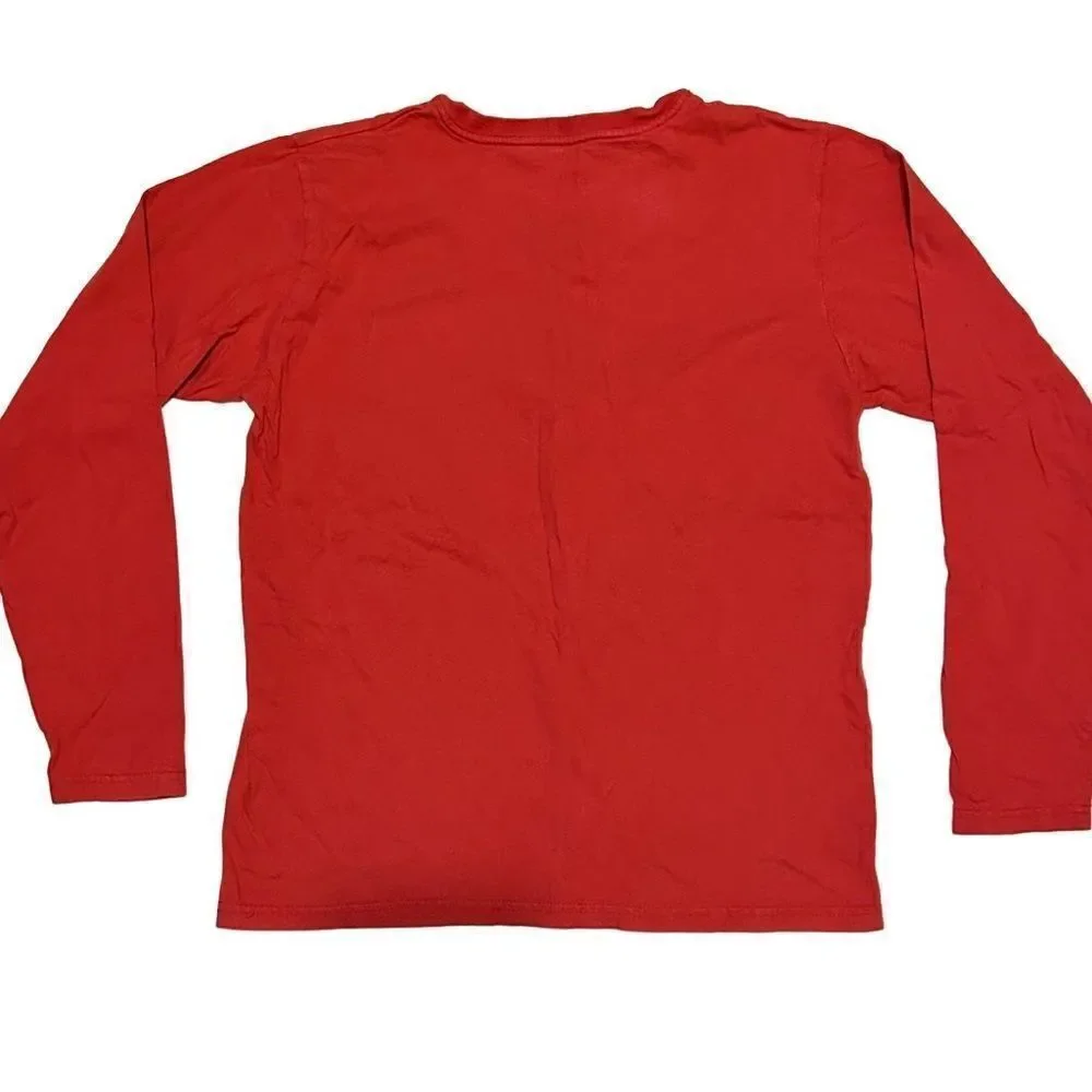 Red vintage style Adidas shirt size M
